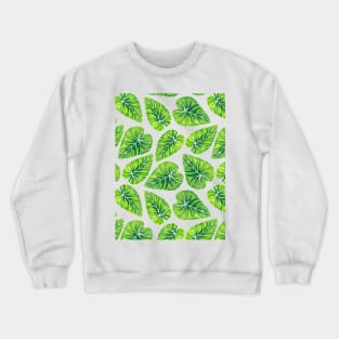 Tropical leaves Crewneck Sweatshirt